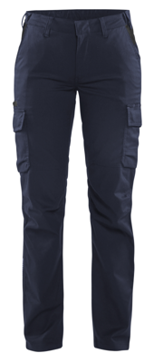 Blåkläder Dames industrie werkbroek stretch/elastiek 71441832 | Donker marineblauw/Zwart | Maat 42 - 7330509763032