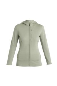 Icebreaker 260 Quantum IV LS Zip Hoody Vest Dames Lichen S