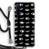 Eye pattern #3: OnePlus Nord CE 5G Transparant Hoesje met koord