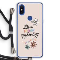 Tough Life: Xiaomi Mi Mix 3 Transparant Hoesje met koord