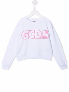 Gcds Kids sweat à logo imprimé - Blanc