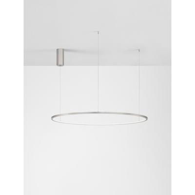 Lyora Ronde hanglampTarquin zilvergrijs Ø 100cm - 9345611