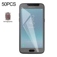 50 stuks non-Full matte Frosted gehard glas film voor Galaxy j2 (2018) geen retail pakket