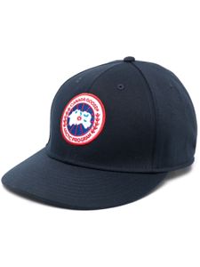 Canada Goose casquette à patch logo - Bleu