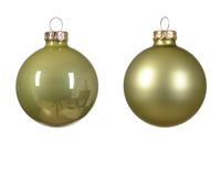 Kerstbal glas d6 cm pstch ass 10st kerst - Decoris - thumbnail