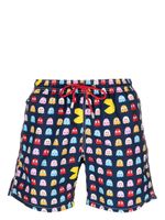 MC2 Saint Barth short de bain à imprimé Pacman - Bleu