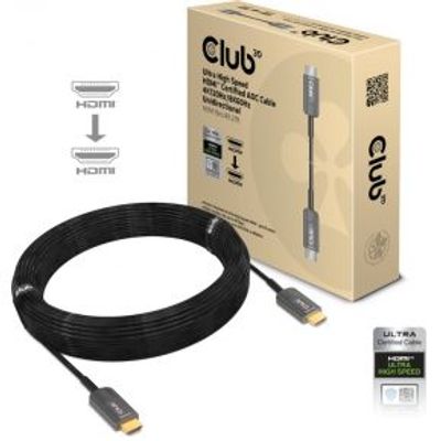 CLUB3D CAC-1377 HDMI kabel 15 m HDMI Type A (Standaard) Zwart