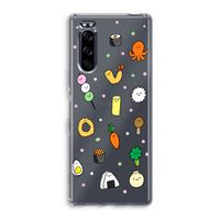 Happy bento friends: Sony Xperia 5 Transparant Hoesje