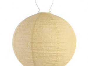 Lumiz - Lampion Rond - 40cm - Tigres- Geel