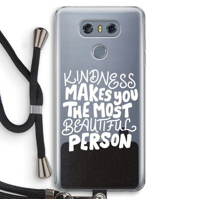 The prettiest: LG G6 Transparant Hoesje met koord