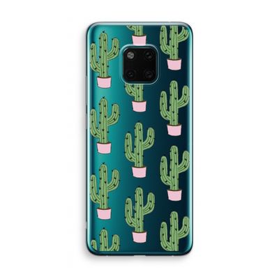 Cactus Lover: Huawei Mate 20 Pro Transparant Hoesje