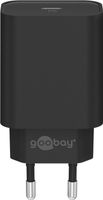 Goobay Universele USB-C Stopcontact Lader - PD, 45W - Zwart - thumbnail