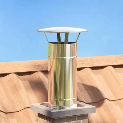 Regenbescherming voor Schoorsteen Zilver 35 x 35 x 20 cm