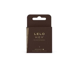 Lelo HEX Respect XL Condooms (doosje 3 Stuks)