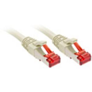 LINDY 47850 RJ45 Netwerkkabel, patchkabel CAT 6 S/FTP 0.50 m Grijs 50 stuk(s)