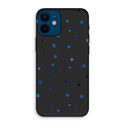 Blauwe stippen: iPhone 12 mini Biologisch afbreekbaar hoesje