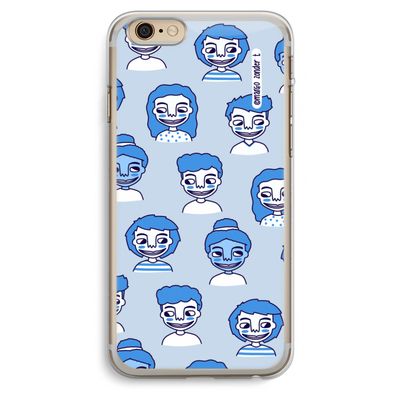Gezichtjes: iPhone 6 Plus / 6S Plus Transparant Hoesje