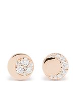 Pasquale Bruni puces d'oreilles Luce en or rose 18ct ornées de diamants