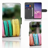 Samsung Galaxy S10 Book Cover Macarons - thumbnail