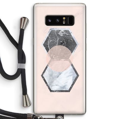 Creatieve toets: Samsung Galaxy Note 8 Transparant Hoesje met koord