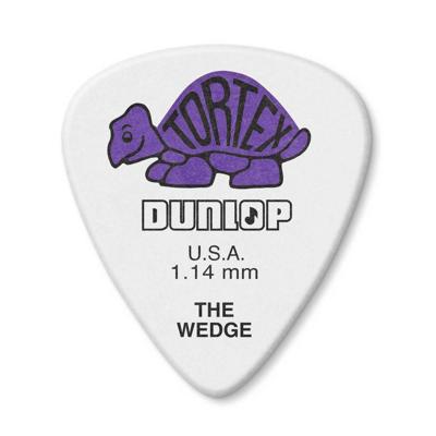 Dunlop Tortex Wedge Plectrum 1.14mm - Per Stuk