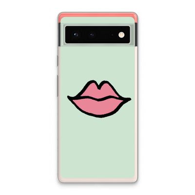 Kusje: Google Pixel 6 Transparant Hoesje