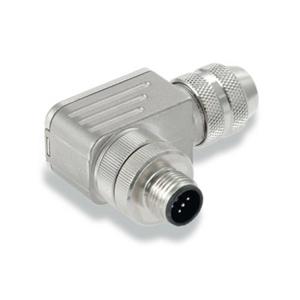 Weidmüller 1803930001 Sensor/actuator connector, niet geassembleerd M12 Aantal polen (sensoren): 4 Stekker, haaks 1 stuk(s)