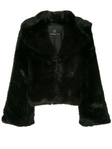 Unreal Fur Madam Butterfly jacket - Noir