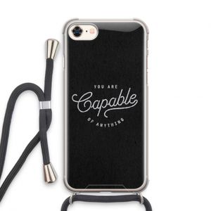 Capable: iPhone 7 Transparant Hoesje met koord