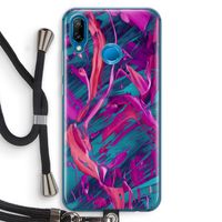 Pink Clouds: Huawei P20 Lite Transparant Hoesje met koord