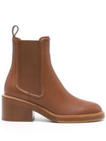 Chloé Mallo 60mm leather boots - BROWN - thumbnail