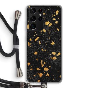 Terrazzo N°7: Samsung Galaxy S21 Ultra Transparant Hoesje met koord