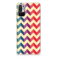 Xiaomi Redmi Note 10/10T 5G | Poco M3 Pro TPU bumper Zigzag Multi Color - thumbnail