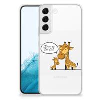 Samsung Galaxy S22 Plus Telefoonhoesje met Naam Giraffe