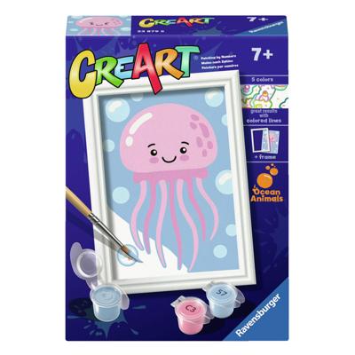 Ravensburger Creart schilderen op nummer - trendy frog