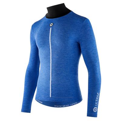 Assos Ultraz winter LS P1 skin layer ondershirt calypso blue heren