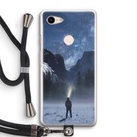 Wanderlust: Pixel 3 Transparant Hoesje met koord