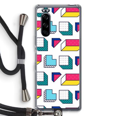 8-bit N°7: Sony Xperia 5 Transparant Hoesje met koord