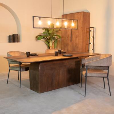 LABEL51 Eettafel 'Owen' Mangohout, 200 x 100cm