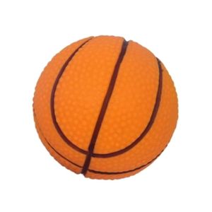 Honden piepspeeltje basketbal 6,5cm