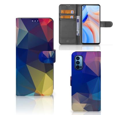 OPPO Reno 4 Pro 5G | Book Case | Polygon Dark