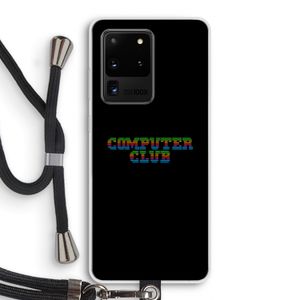 Retro: Samsung Galaxy S20 Ultra Transparant Hoesje met koord