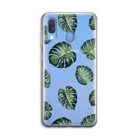 Tropische bladeren: Samsung Galaxy A40 Transparant Hoesje