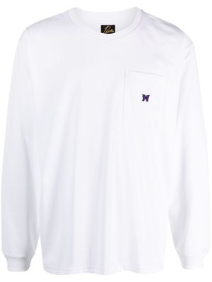 Needles t-shirt à logo appliqué - Blanc