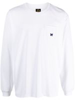 Needles t-shirt à logo appliqué - Blanc