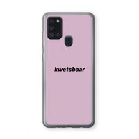kwetsbaar: Samsung Galaxy A21s Transparant Hoesje
