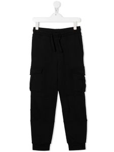 Stella McCartney Kids pantalon de jogging à poches cargo - Noir