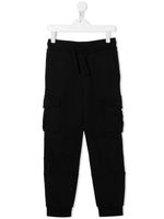 Stella McCartney Kids pantalon de jogging à poches cargo - Noir - thumbnail