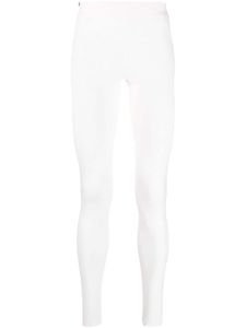 extreme cashmere legging à en maille fine nervurée - Blanc