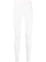 extreme cashmere legging à en maille fine nervurée - Blanc